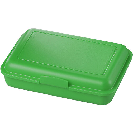 Vorratsdose 'School-Box' Junior , standard-grün, Kunststoff, 16,00cm x 4,10cm x 11,70cm (Länge x Höhe x Breite), Bild 1