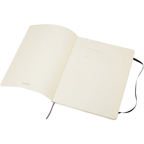 Moleskine Classic Softcover Notizbuch XL – Liniert , Moleskine, schwarz, Lederimitat Papier, 25,00cm x 1,20cm x 19,00cm (Länge x Höhe x Breite), Bild 6