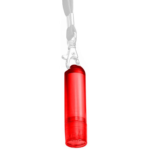 VitaLip® 'Eco' Freestyle (ohne Lanyard) , rot gefrostet, PS, 6,30cm (Höhe), Bild 1