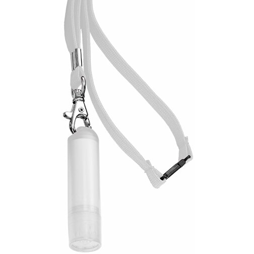 VitaLip® 'Eco' Freestyle Mit Lanyard , weiß gefrostet, PS, 6,30cm (Höhe), Bild 1