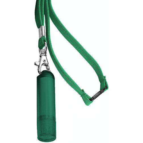 VitaLip® 'Eco' Freestyle Mit Lanyard , dunkelgrün gefrostet, PS, 6,30cm (Höhe), Bild 1