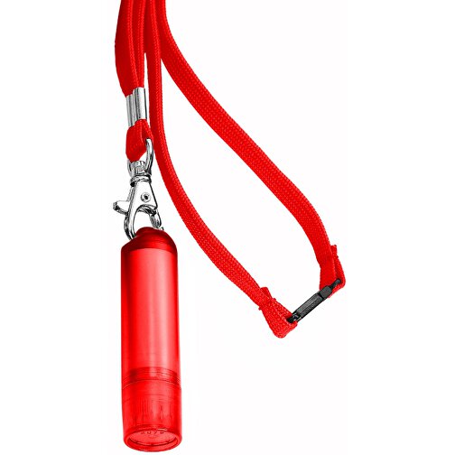 VitaLip® 'Premium' Freestyle Mit Lanyard , rot gefrostet, PS, 6,30cm (Höhe), Bild 1