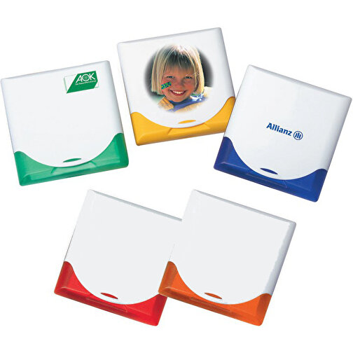 VitaBox 'First Aid' , weiß/orange, PP, 10,70cm x 2,20cm x 10,20cm (Länge x Höhe x Breite), Bild 1