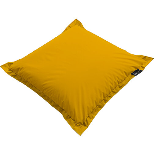 Sitzsack Quad Lounger, Inkl. Einseitigem Digitaldruck , gelb, 40% Repreve® / 60% Polyester, 140,00cm x 30,00cm x 140,00cm (Länge x Höhe x Breite), Bild 3
