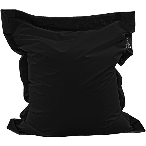 Sitzsack Mini Lounger , schwarz, 40% Repreve® / 60% Polyester, 130,00cm x 20,00cm x 100,00cm (Länge x Höhe x Breite), Bild 1