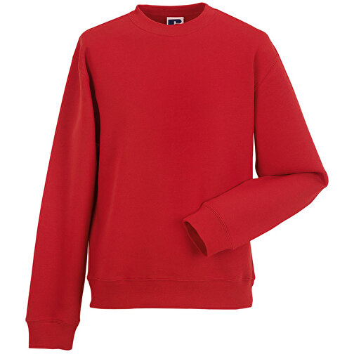 Authentic Sweatshirt , Russell, rot, 80 % Baumwolle, 20 % Polyester, S, , Bild 1