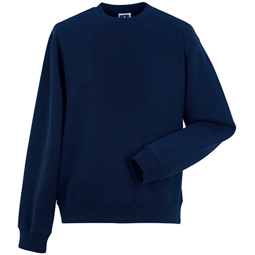 Authentic Sweatshirt , Russell, navy blau, 80 % Baumwolle, 20 % Polyester, 2XL, , Bild 1