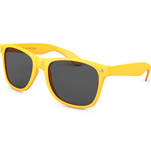 SunShine Glänzend - UV 400 , Promo Effects, gelb glänzend, Rahmen aus Polycarbonat und Glass aus AC, 14,50cm x 4,80cm x 15,00cm (Länge x Höhe x Breite), Bild 1