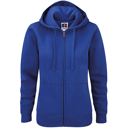Authentic Zipped Hooded Sweat Für Damen , Russell, königsblau, 80 % Baumwolle, 20 % Polyester, M, , Bild 1