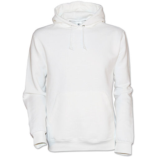 Hooded Sweatshirt , B&C, weiß, 80 % Baumwolle / 20 % Polyester, XS, , Bild 1