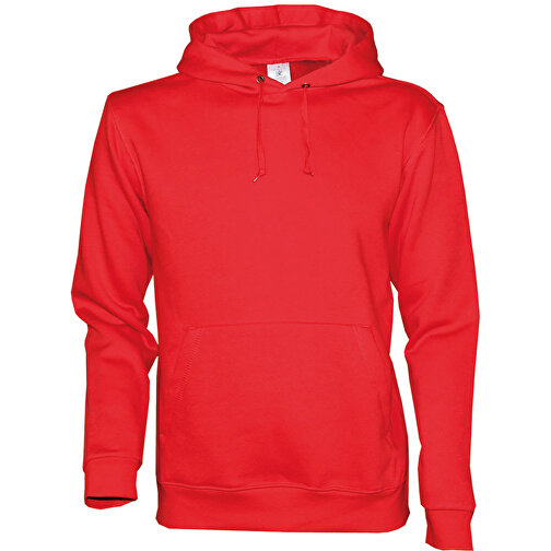 Hooded Sweatshirt , B&C, rot, 80 % Baumwolle / 20 % Polyester, M, , Bild 1
