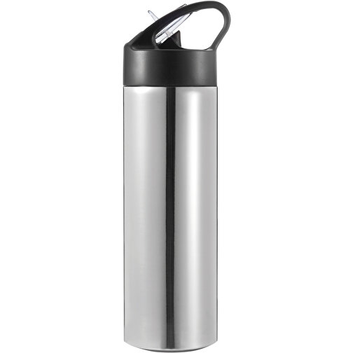 Sport Edelstahlflasche Mit Trinkvorrichtung, Silber , XD Design, silber, Edelstahl, 22,50cm (Höhe), Bild 1