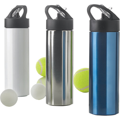 Sport Edelstahlflasche Mit Trinkvorrichtung, Weiß , XD Design, weiß, Edelstahl, 22,50cm (Höhe), Bild 4
