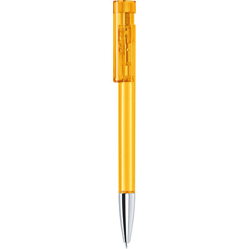 Senator® Liberty Clear MTT Druckkugelschreiber , Senator, gelb, Kunststoff, 14,50cm x 1,10cm x 1,50cm (Länge x Höhe x Breite), Bild 1