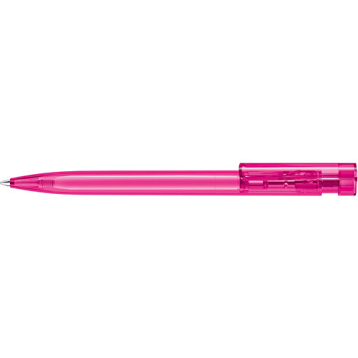 Senator® Liberty Clear Druckkugelschreiber , Senator, pink, Kunststoff, 11,00cm x 145,00cm x 15,00cm (Länge x Höhe x Breite), Bild 3