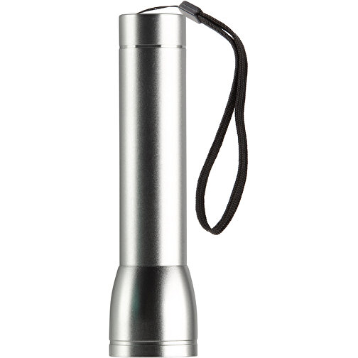 Taschenlampe Mit Powerbank 2200mAh , silber, Aluminium, 11,50cm (Länge), Bild 1