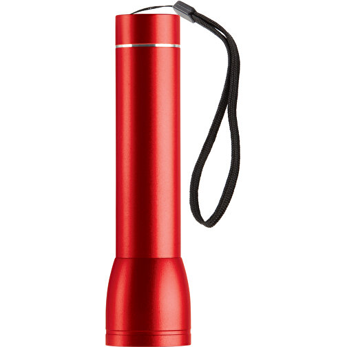 Taschenlampe Mit Powerbank 2200mAh , rot, Aluminium, 11,50cm (Länge), Bild 1