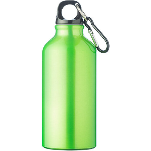 Auslaufsichere Trinkflasche Aluminium  - 400 Ml , apfelgrün, Aluminium, 17,50cm (Höhe), Bild 10