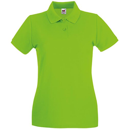 New Lady-Fit Premium Polo , Fruit of the Loom, limette, 100 % Baumwolle, XS, , Bild 1