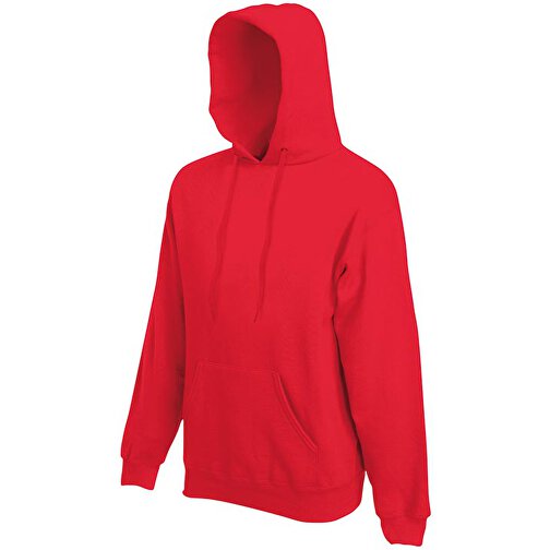 Hooded Sweat , Fruit of the Loom, rot, 70 % Baumwolle, 30 % Polyester, 2XL, , Bild 1