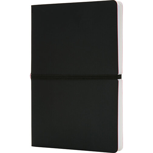Deluxe Softcover A5 Notizbuch, Schwarz , schwarz, Papier, 21,40cm x 1,30cm (Länge x Höhe), Bild 1