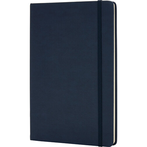 Deluxe Hardcover PU A5 Notizbuch, Navy Blau , navy blau, Papier, 1,50cm x 21,50cm (Länge x Höhe), Bild 1
