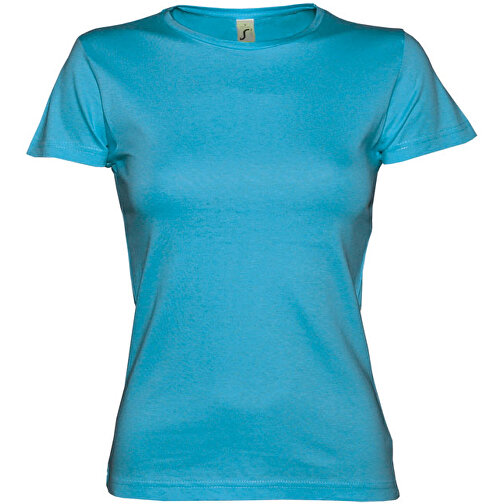 Ladies T-Shirt Miss , Sol´s, atollblau, 2XL, , Bild 1