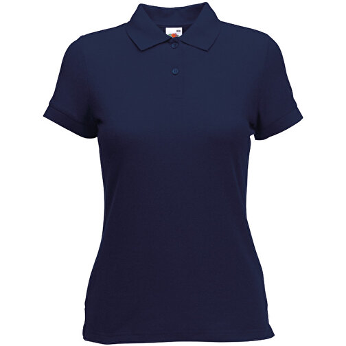 Lady-Fit 65/35 Polo , Fruit of the Loom, navy, 35 % Baumwolle / 65 % Polyester, 2XL, , Bild 1