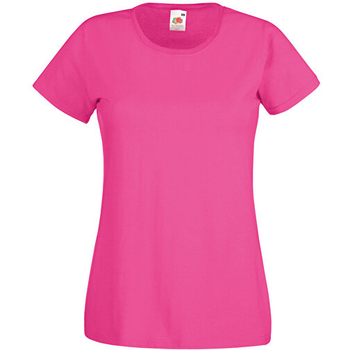 New Lady-Fit Valueweight T , Fruit of the Loom, fuchsia, 100 % Baumwolle, XL, , Bild 1