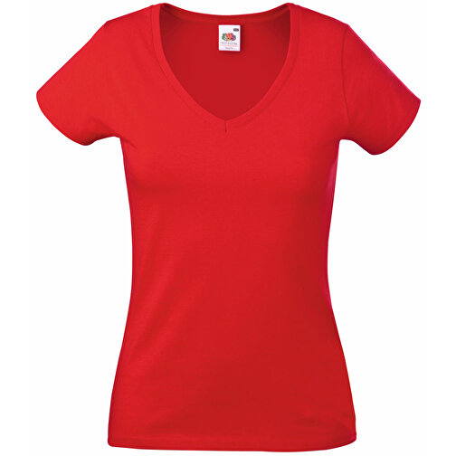 New Lady-Fit Valueweight V-Neck T , Fruit of the Loom, rot, 2XL, , Bild 1