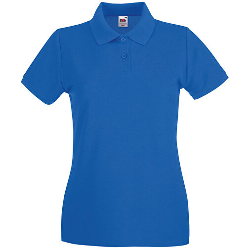 New Lady-Fit Premium Polo , Fruit of the Loom, royal, 100 % Baumwolle, L, , Bild 1