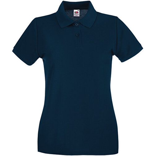 New Lady-Fit Premium Polo , Fruit of the Loom, deep navy, 100 % Baumwolle, L, , Bild 1