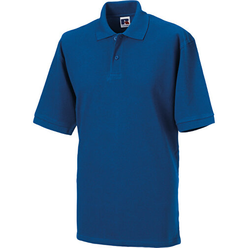 Poloshirt Aus 100% Baumwollpique , Russell, königsblau, 100 % Baumwolle, L, , Bild 1
