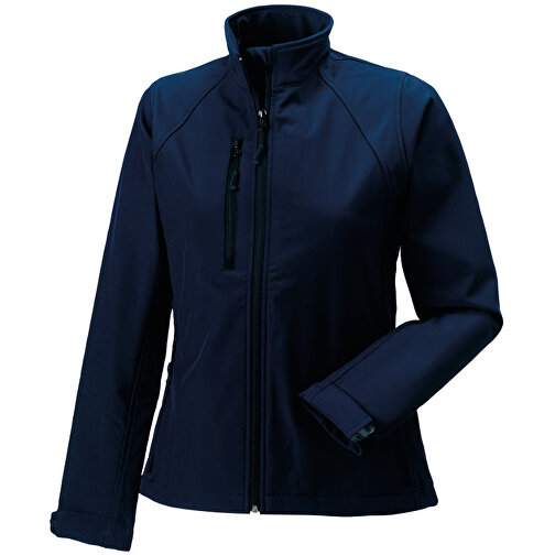 Soft Shell  - Jacke , Russell, navy blau, 92 % Polyester, 8 % Elastan, 4XL, , Bild 1