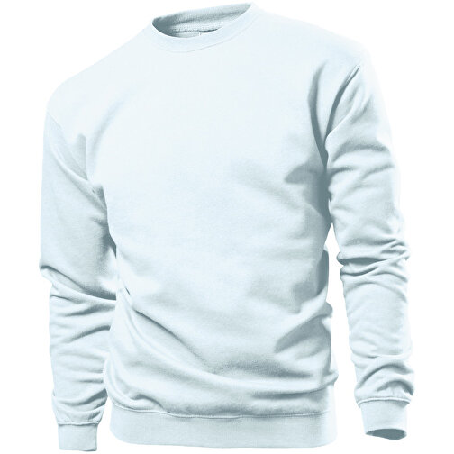 Sweatshirt , Stedman, weiss, 70 % Baumwolle / 20 % Polyester / 10 % Viskose, 3XL, , Bild 1