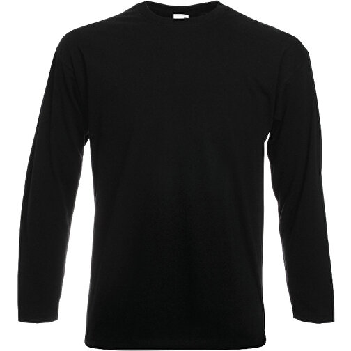 Valueweight Longsleeve T-Shirt , Fruit of the Loom, schwarz, 100 % Baumwolle, L, , Bild 1
