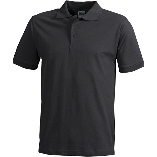 Workwear Polo Men , James Nicholson, carbon, 100 % Baumwolle, S, , Bild 1