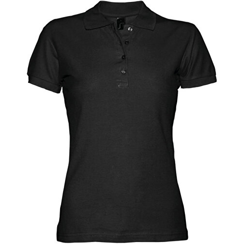 Womens Polo Passion , Sol´s, schwarz, XL, , Bild 1