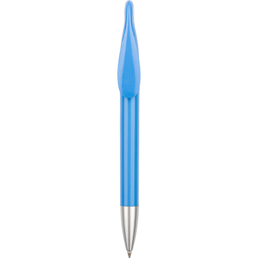 Kugelschreiber Nuit , Promo Effects, blau / weiß, Kunststoff, 14,10cm (Länge), Bild 4