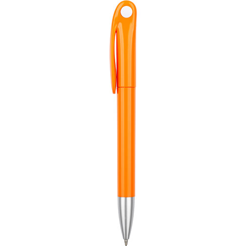 Kugelschreiber Nuit , Promo Effects, orange / weiß, Kunststoff, 14,10cm (Länge), Bild 2