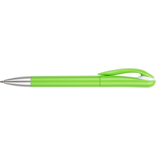 Kugelschreiber Halo , Promo Effects, grün / weiß, Kunststoff, 14,00cm (Länge), Bild 7