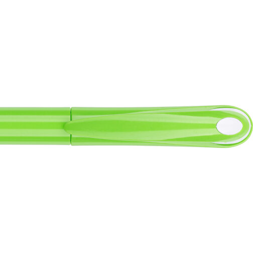 Kugelschreiber Halo , Promo Effects, grün / weiß, Kunststoff, 14,00cm (Länge), Bild 9