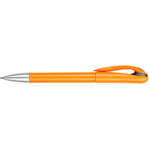 Kugelschreiber Halo , Promo Effects, orange / schwarz, Kunststoff, 14,00cm (Länge), Bild 7