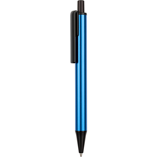 Kugelschreiber Prime , Promo Effects, blau / schwarz, Metall, Kunststoff, 14,20cm (Länge), Bild 1
