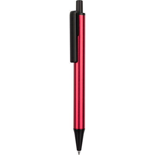 Kugelschreiber Prime , Promo Effects, rot / schwarz, Metall, Kunststoff, 14,20cm (Länge), Bild 1
