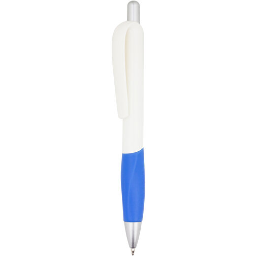 Kugelschreiber Muscle , Promo Effects, blau / weiß, Kunststoff, 14,10cm (Länge), Bild 1