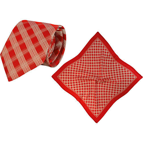 Zestaw (krawat, szalik z czystego jedwabiu, satyna z czystego jedwabiu, ok. 53 x 53 cm), Obraz 1