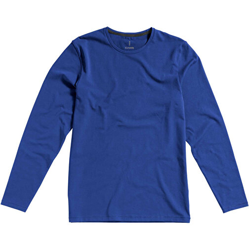 Ponoka Langarmshirt Für Herren , Green Concept, blau, Single jersey Strick 95% Bio Baumwolle, 5% Elastan, 200 g/m2, XS, , Bild 5