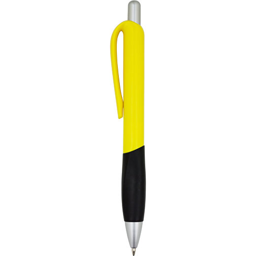 Kugelschreiber Muscle , Promo Effects, gelb / schwarz, Kunststoff, 14,10cm (Länge), Bild 2