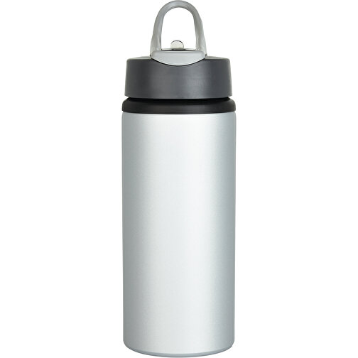 Aluminium Sportflasche, Grau , grau, Aluminium, 22,30cm (Höhe), Bild 3
